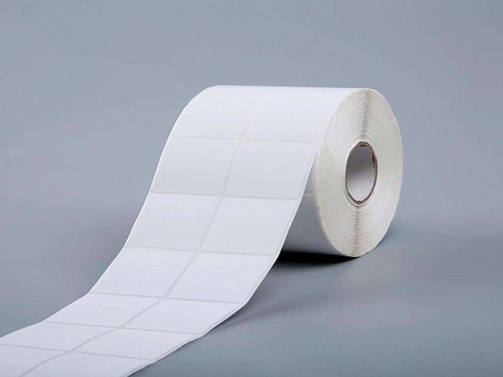 厂家现货直销铜版纸双排空白不干胶格拉辛不干胶标签打印纸定做