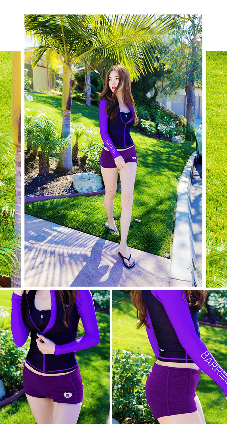 一件代发韩版心形短裤女 沙滩潜水裤 温泉宽松遮臀浮潜游泳平角裤