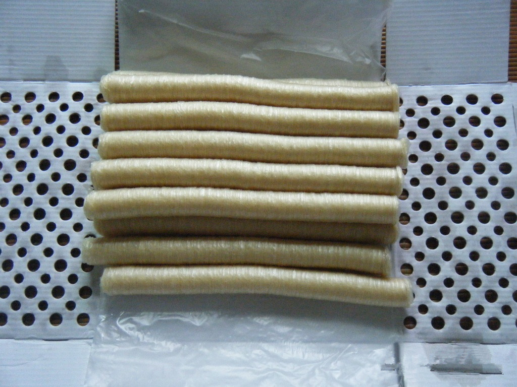 青岛厂家供应套缩肠衣/打盘肠衣/蛋白肠衣/人造肠衣