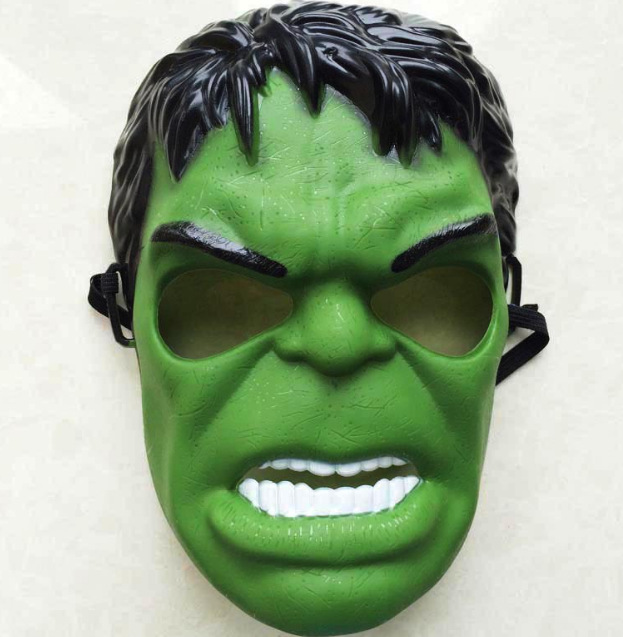 厂家直销绿巨人面具 卡通面具 万圣节演出 复仇者联盟 舞台演出