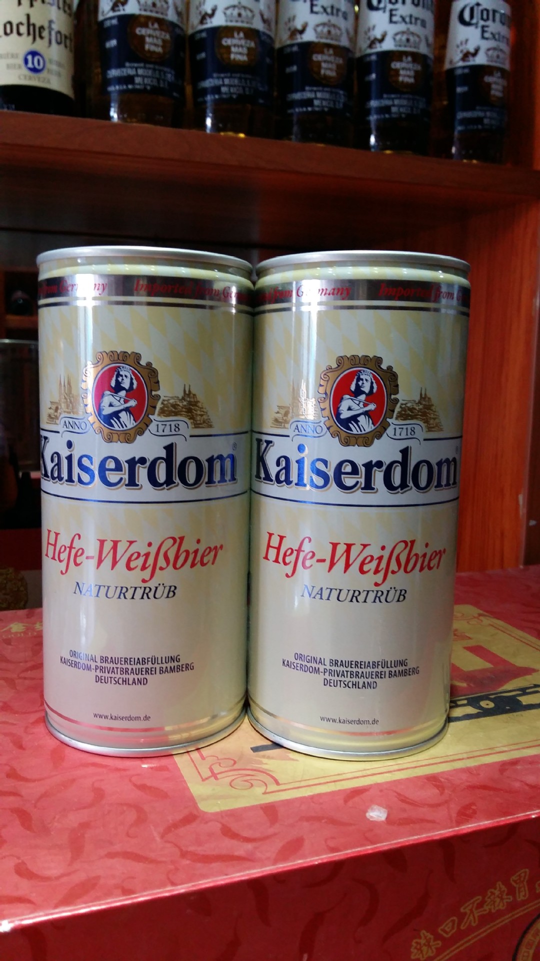 德国原装进口啤酒批发凯撒1升黑啤酒听装12x1000ml