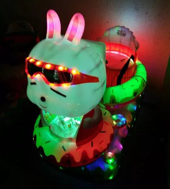 厂家直销2016年新款流氓兔摇摇车短耳兔儿童投币摇摇兔摇摆机