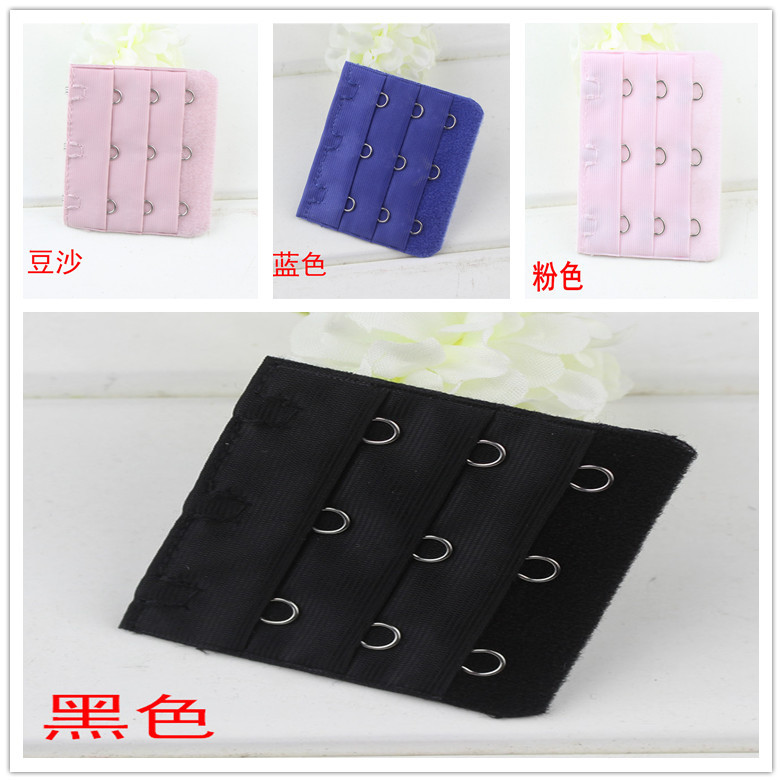 不生锈加长扣不锈钢文胸内衣延长扣 三排三扣/三排扣无包装加长