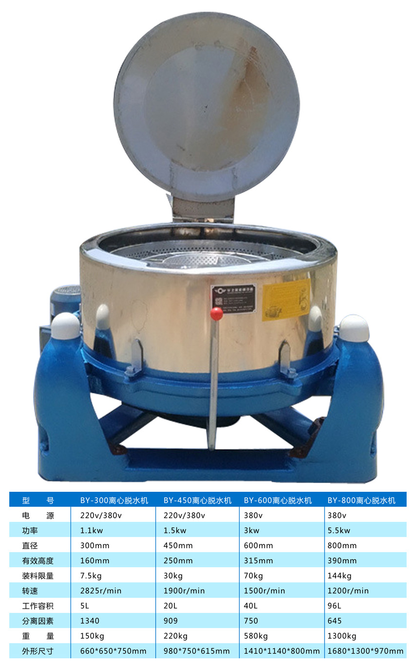 厂家质优价廉欢迎选购 离心脱水机 鸭毛甩干机