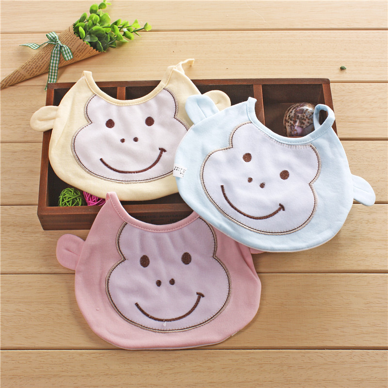 婴儿围嘴宝宝口水巾外贸跟单绣花围嘴外贸口