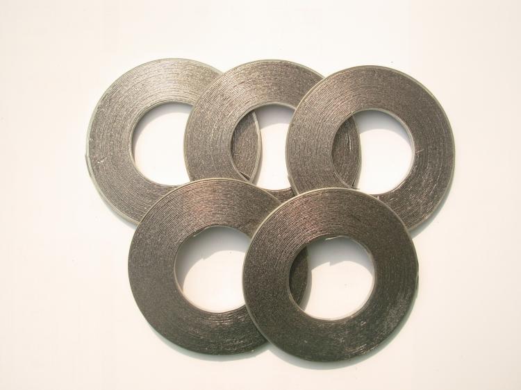 石墨垫片 金属石墨缠绕垫 法兰密封垫 内外环加强型生产厂家批发
