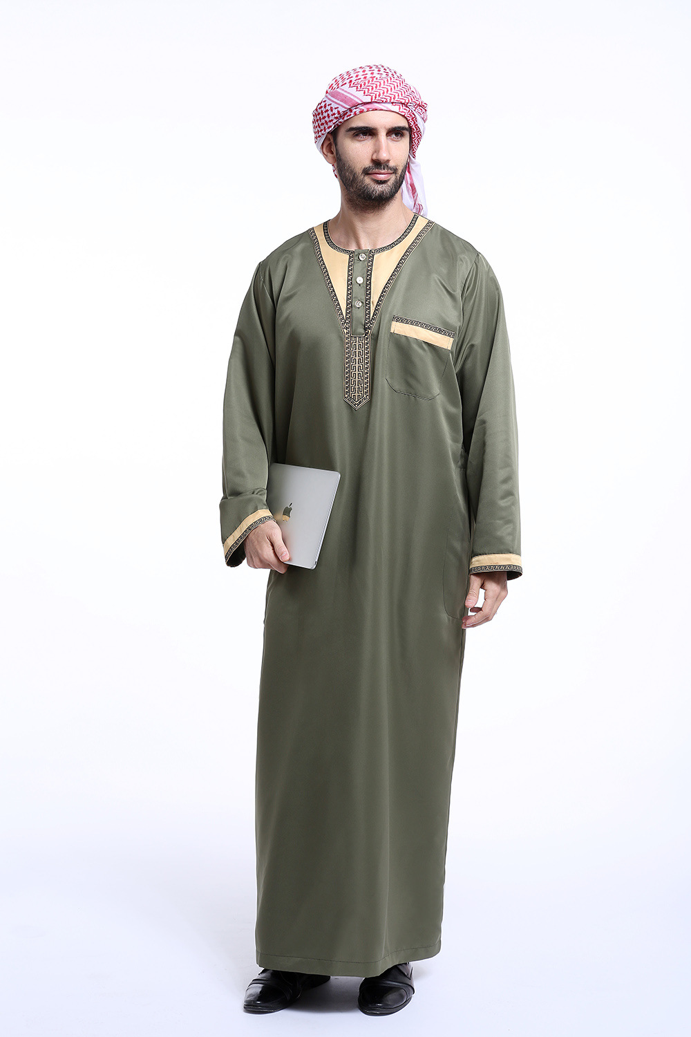 民族服装长袍中东服饰穆斯林民族装穆斯林长袍ebay亚马逊th802