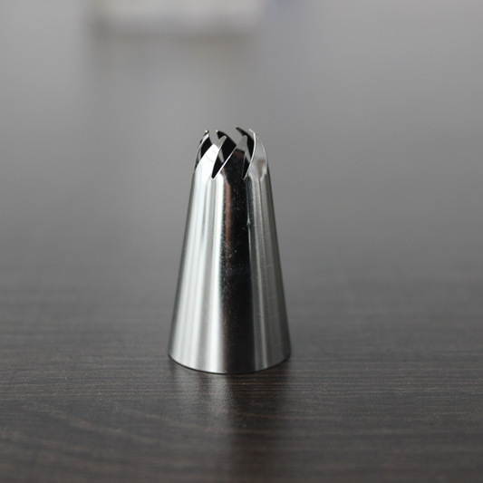 304不锈钢中不卷边螺旋八齿裱花嘴 蛋糕裱花 曲奇花嘴 厨房用品