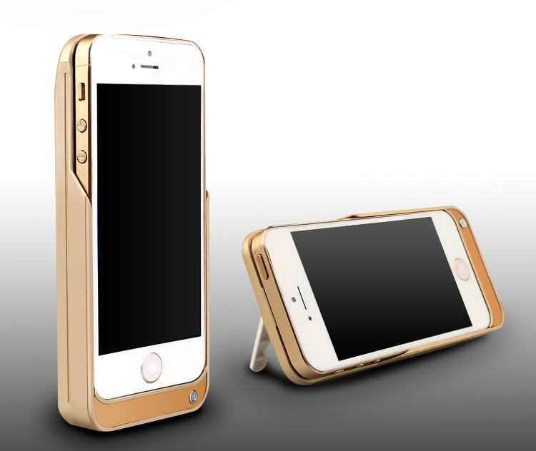 iphone66s plus 55s背夹电池苹果专用充电宝无线移动电源手机壳-牛仔