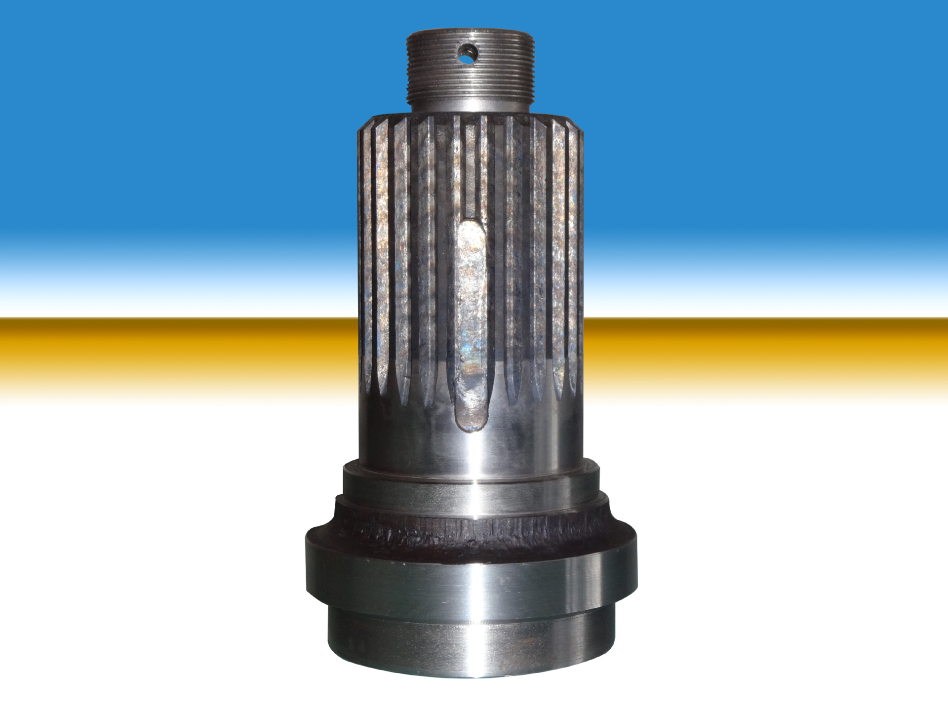 厂家直销欧曼传动轴突缘花键轴hqc