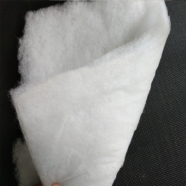 厂家供应单双层复合 喷胶棉 仿丝棉40克 不变形 不跑丝