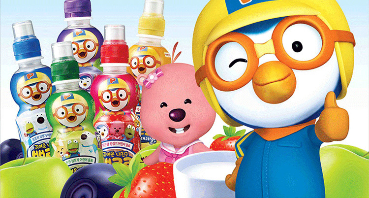 韩国儿童饮品 啵乐乐宝露露果味饮料8种口味 235ml