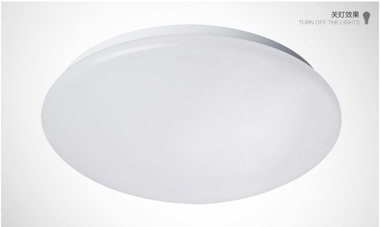 全白圆形led吸顶灯 客厅房间灯走廊灯 15w18w24w阳台过道灯卧室灯