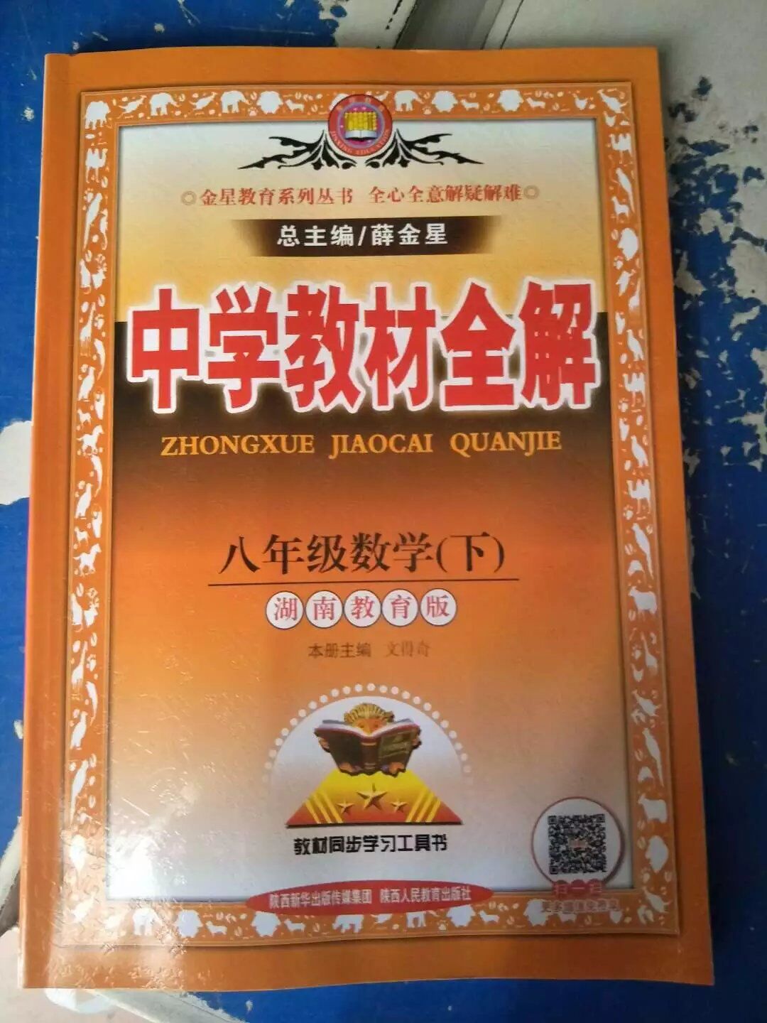八年级数学教材全解湖南教育版下册薛金星2017年春季新版16开本