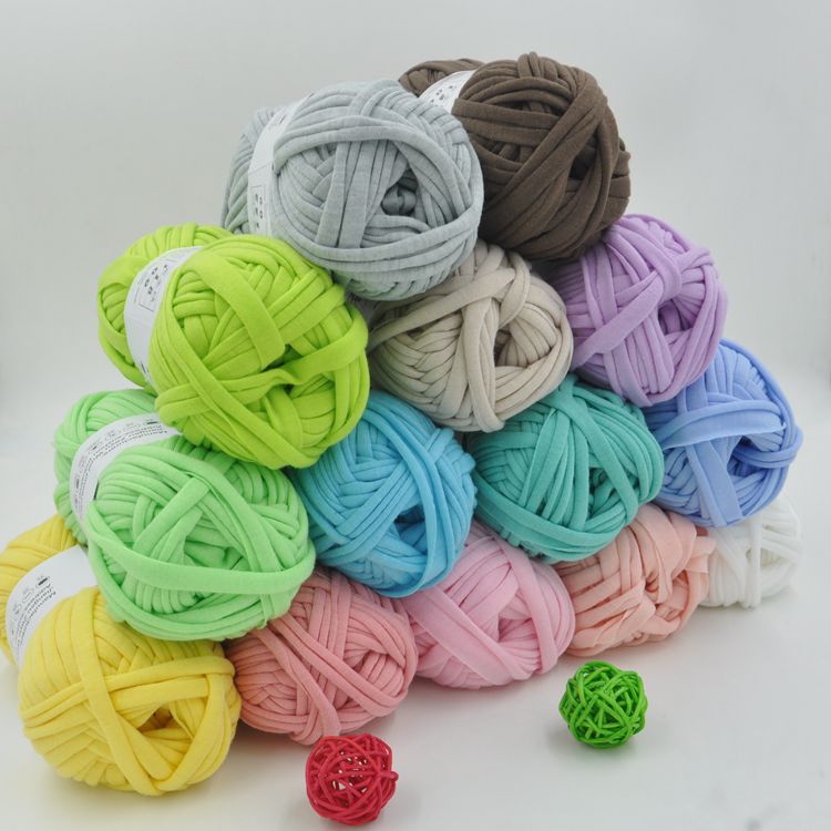 手工编织泽宇布条线diy地毯线帽子线纱布线地垫线包包线布条线