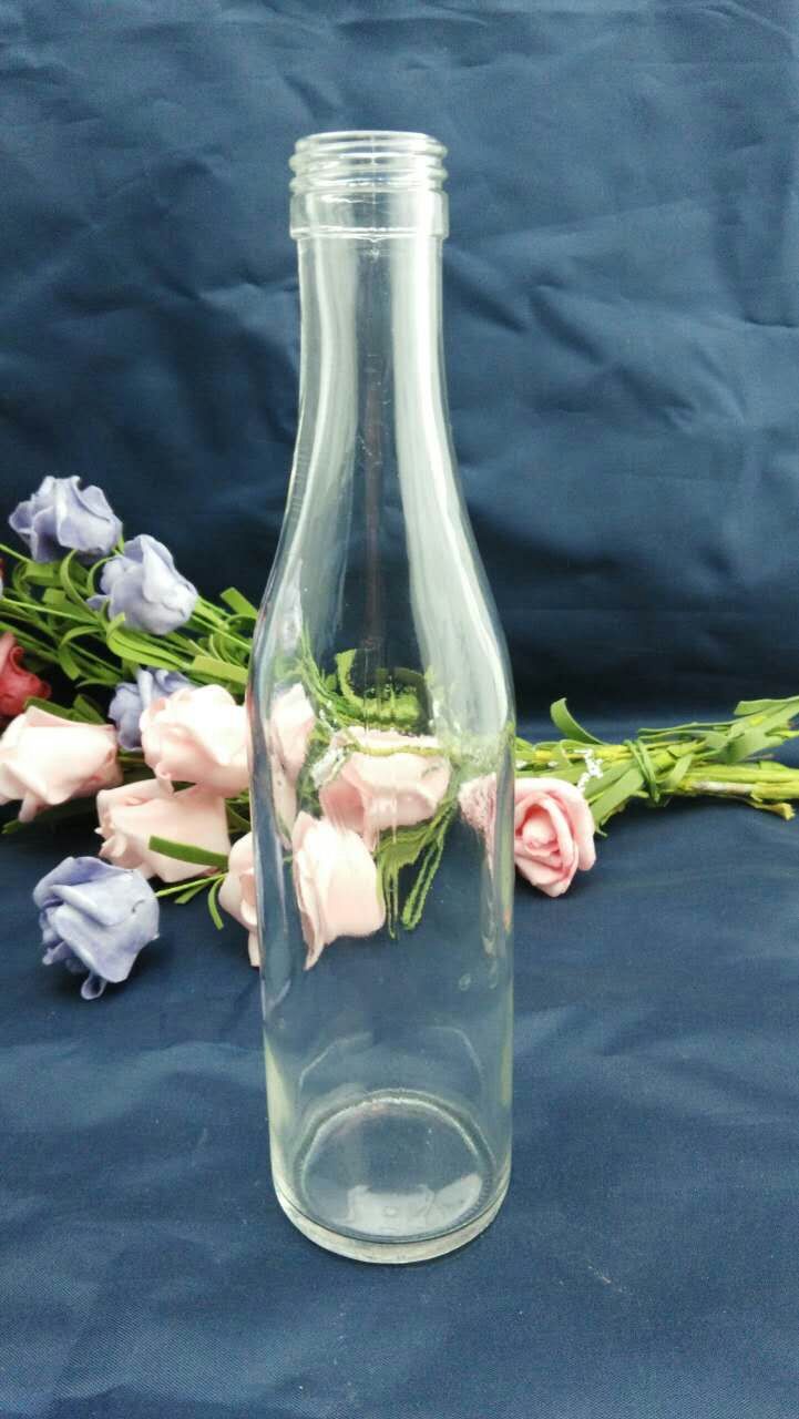 热销透明玻璃瓶 牛栏山二锅头250ml半