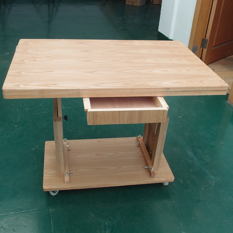 生产供应 大号升降静物台 可升降折叠滚动静物台 德国榉木静物台
