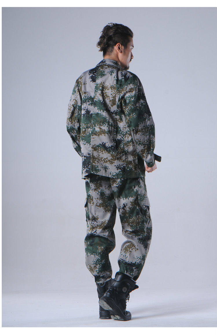 迷彩服07丛林迷彩服士兵林地迷彩作训服07数码军训迷彩服
