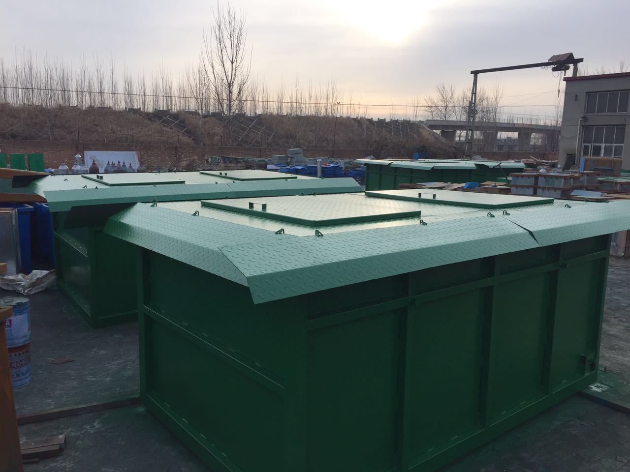 地埋式垃圾箱 大垃圾箱 环卫垃圾箱 挂车垃圾箱 地坑式垃圾箱