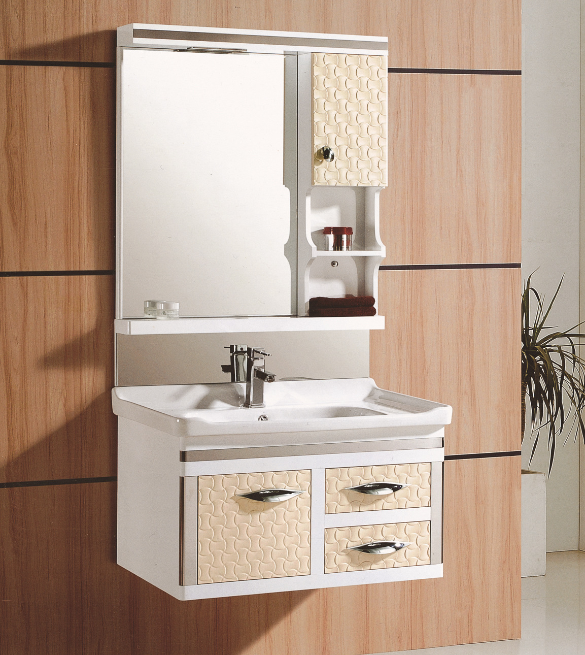 汨罗厂家直销浴室柜组合简约现代洗脸盆洗手台卫生间组合柜爆款