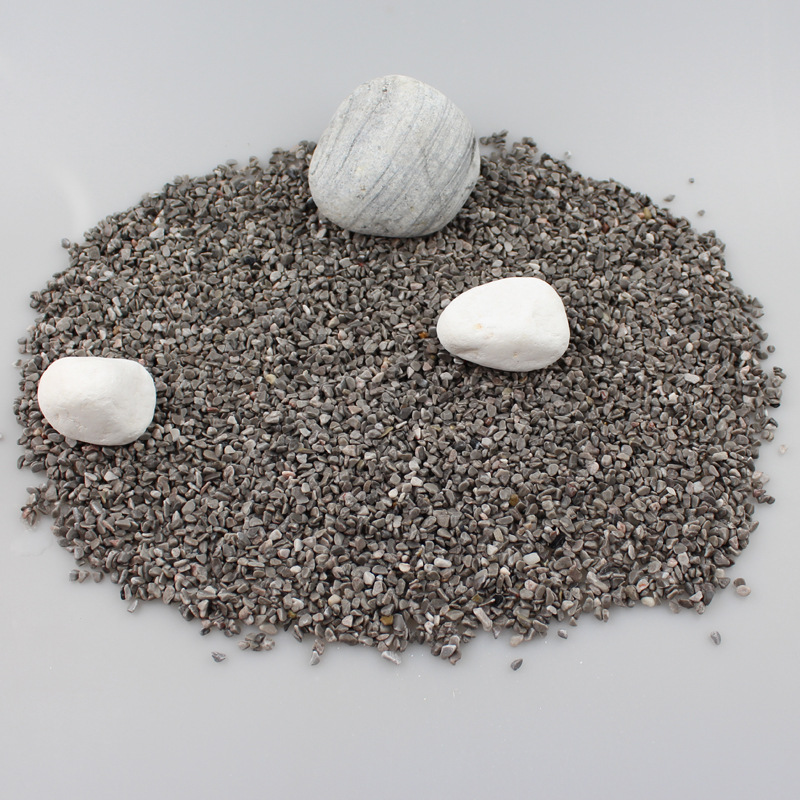 佛山鹅卵石厂直销 园林工程水洗地面灰色鹅卵石 怀旧灰白色鹅卵石