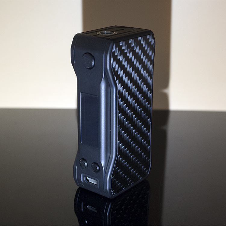美国进口原装匕首电子烟cks dagger 80w 温控调压盒子碳纤维材质