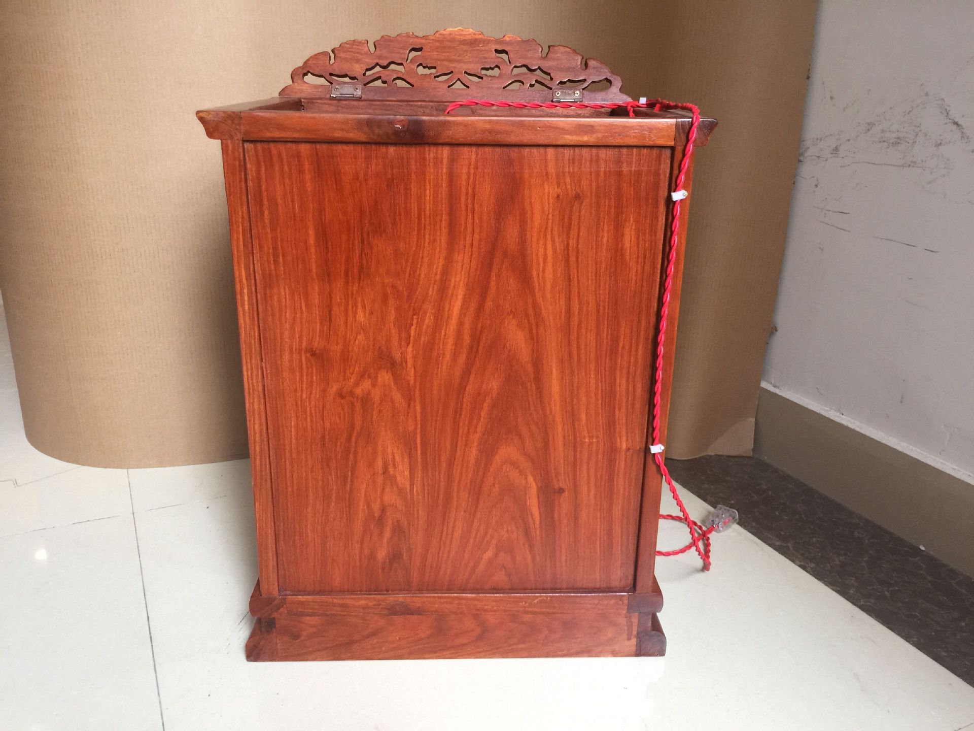 红木佛龛全花梨木吊柜神楼花梨木扁柱神头菩萨神龛神楼佛堂