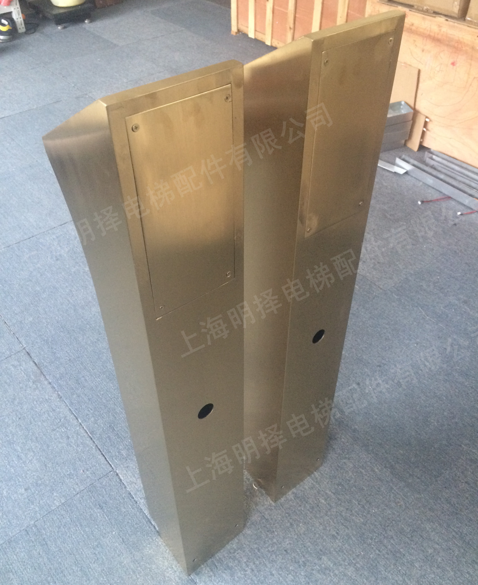 供应电梯 立柱式外呼/方形立柱/mzl-15/按需定制报价