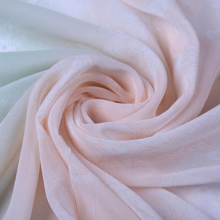 2016秋冬75d雪纺服装布料 厂家直销珍珠雪纺化纤涤纶面料印花布料