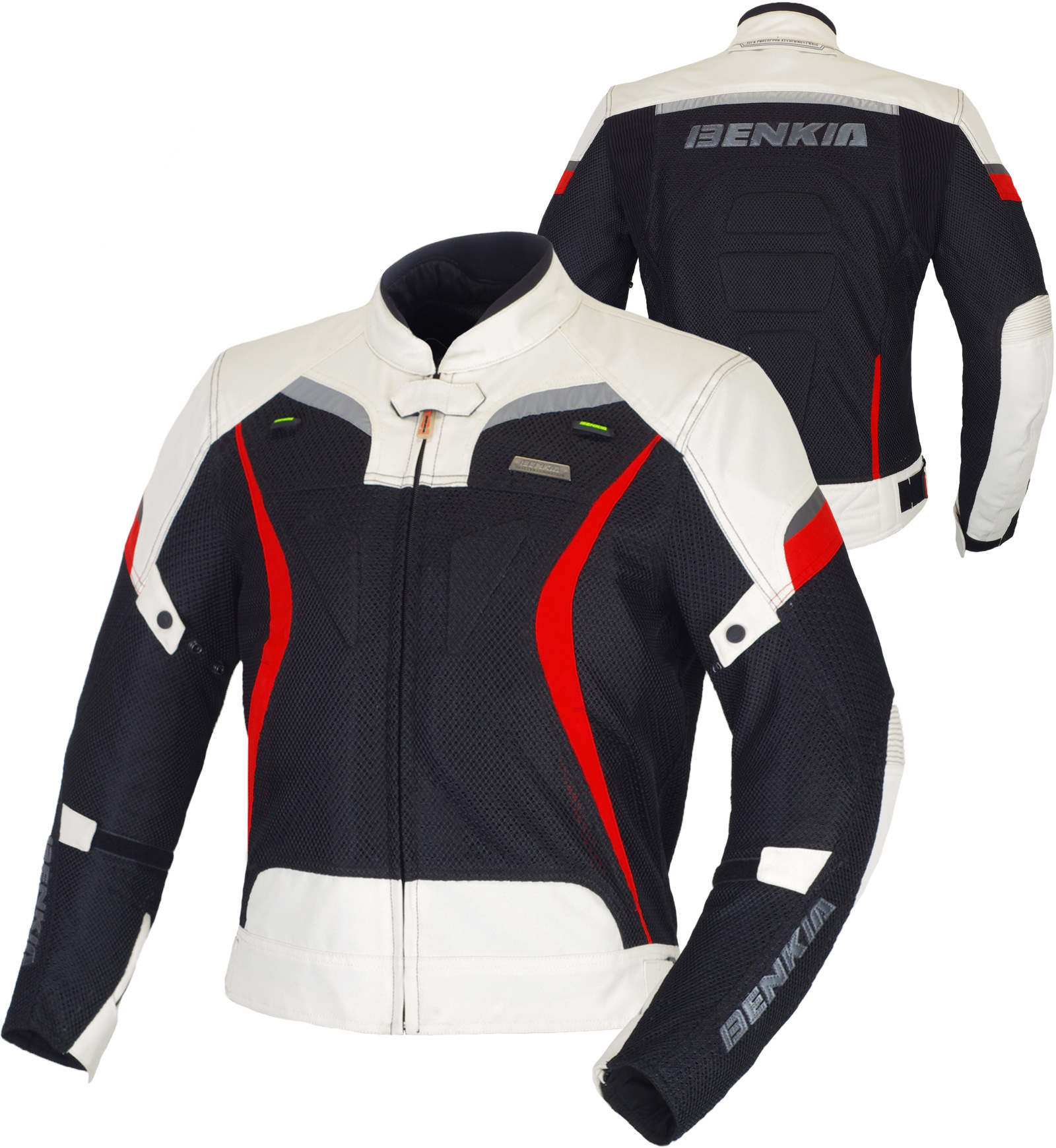 benkia hdf-jw21 摩托赛车服春夏秋季网眼透气骑行防摔服