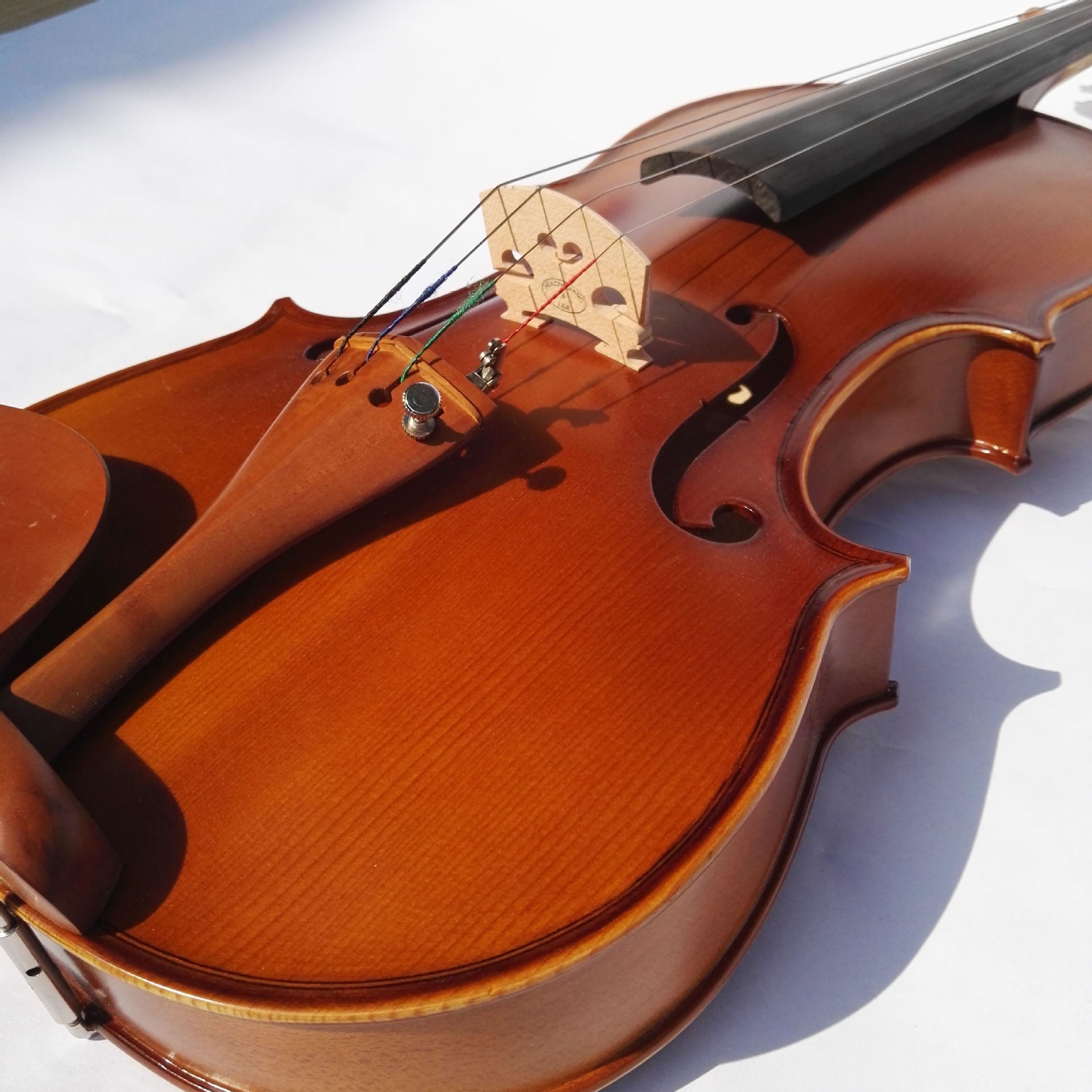 天音哑光磨边小提琴全手工实木琴儿童练习考级表演初学者成人乐.