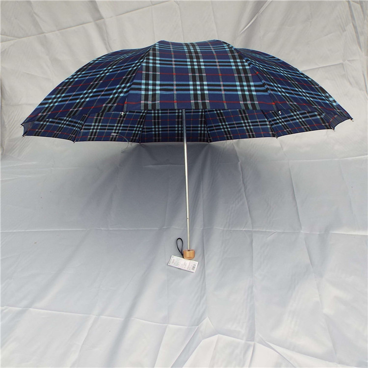 促销正品天堂伞杭州雨伞10骨遮阳格子伞店铺实体店