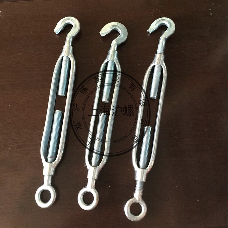 厂家批发国标镀锌开体花篮螺丝 花兰螺栓 拉紧线器 钢丝绳索具