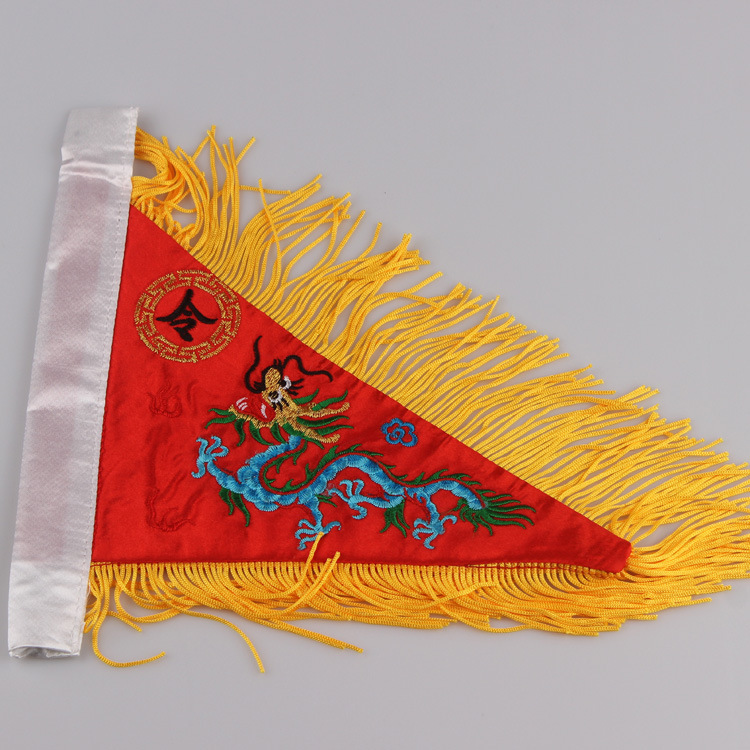 小小号五色令旗 道教五行旗五方旗双面刺绣龙令旗家用旗帜批发