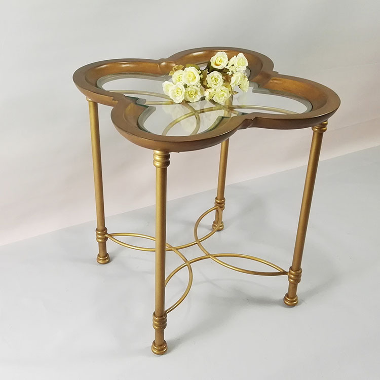 供应铁艺家具欧式复古铁艺茶几美式客厅茶几