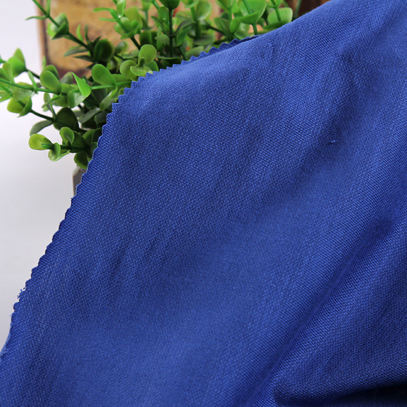 新款 20s棉竹节休闲服装针织面料 针织竹节棉男装平纹汗布 现货