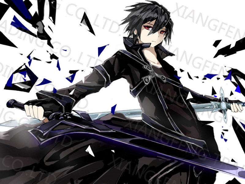 *剑神域 桐谷和人 白剑逐暗者 动漫*剑 cos 未开刃 .