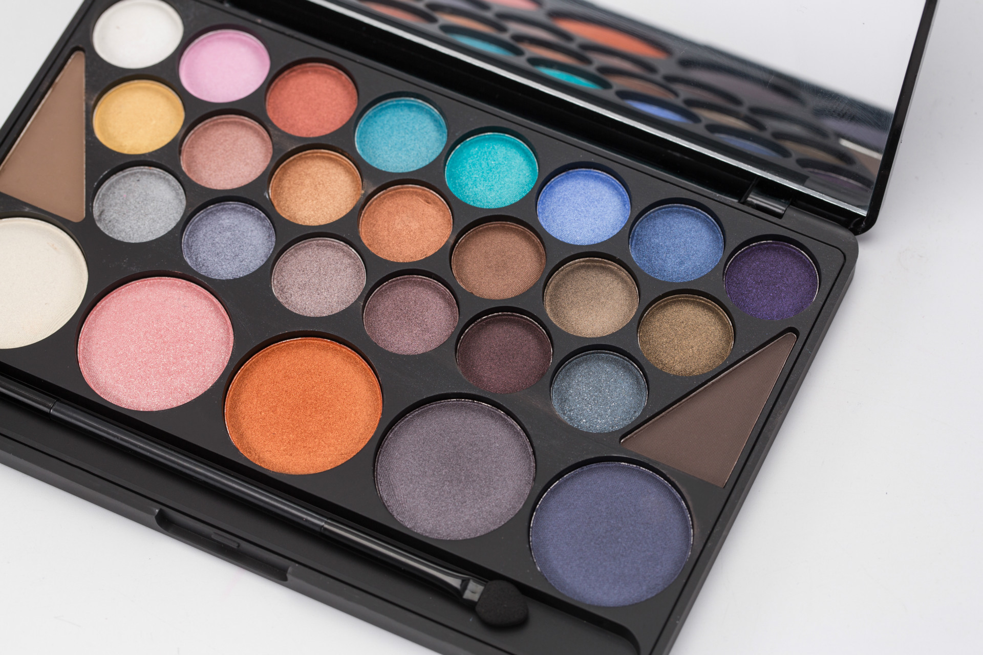 百变精灵眼影盒 哑光珠光眼影盘化妆师个人用易上色多色眼影