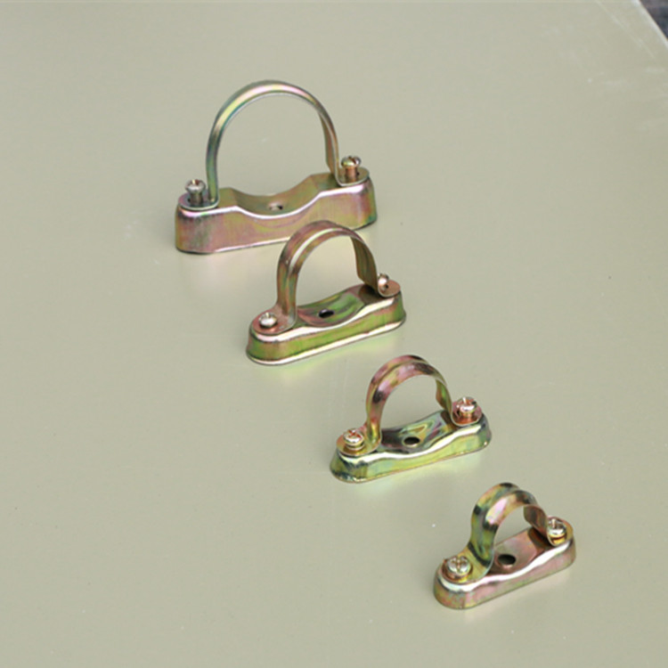 供应线管管夹镀锌离墙码20-50彩锌离墙码管卡骑马卡现货批发