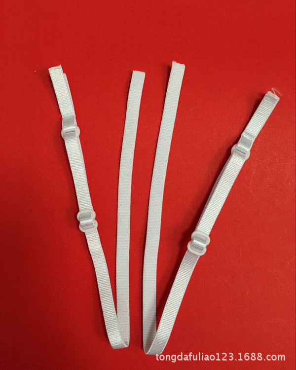 6mm*37cm长度涤纶高弹成品内衣肩带 现货批发供应