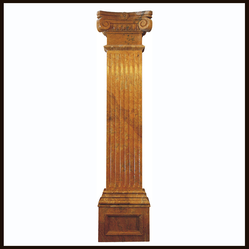 供应大理石罗马柱门框装饰梅花柱柱 奢华气派欧式柱子定制