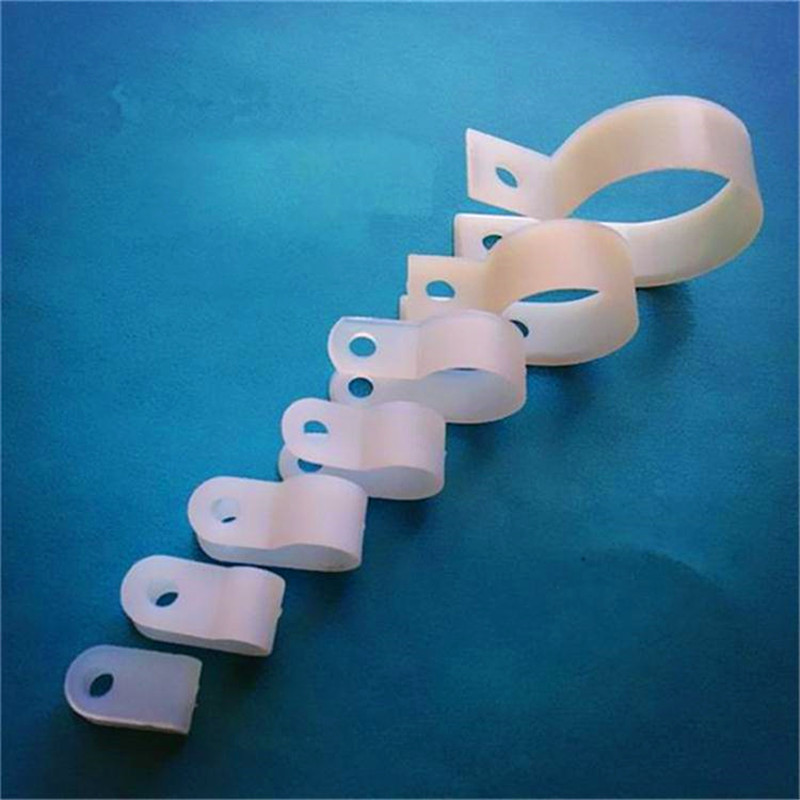 厂家直销塑料尼龙r型线夹23r型电线固定线夹理线夹200只/包