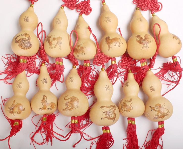 供应十二生肖工艺礼品葫芦批发烙画葫芦葫芦葫芦葫芦