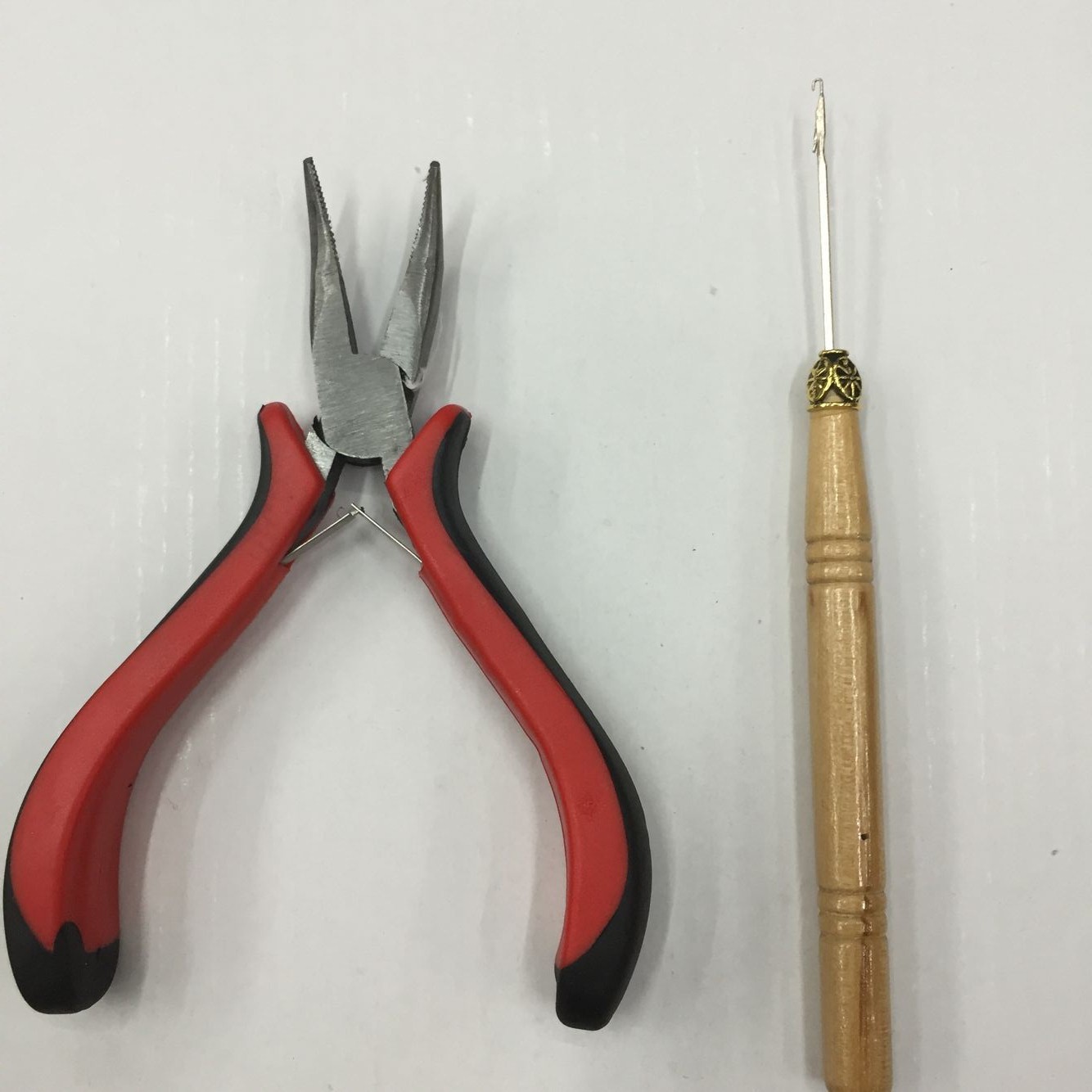 接发钳木钩针接发工具套装假发接发工具假发接发钳假发木钩针
