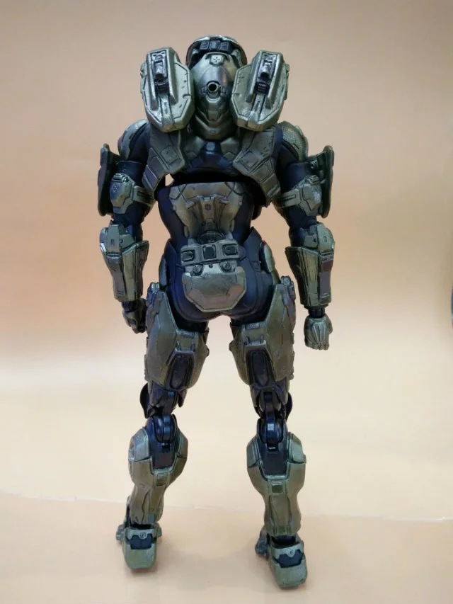 光环5:守护者 play arts改 pa改 halo光环5 士官长 可动盒装手办