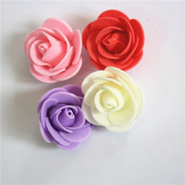 3cm假花 工艺花 塑料花 仿真花  加工 批发销售 量大优