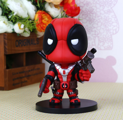 q版 x-战警之死侍 marvel now! 死待 deadpool 手办