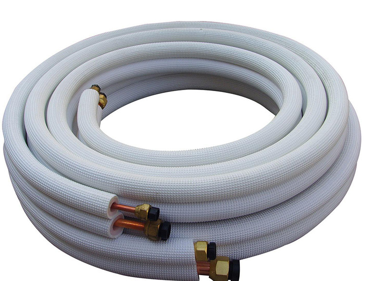 空调连接管纯紫铜管成品管保温管1p空调美的格力志高通用厂家直销