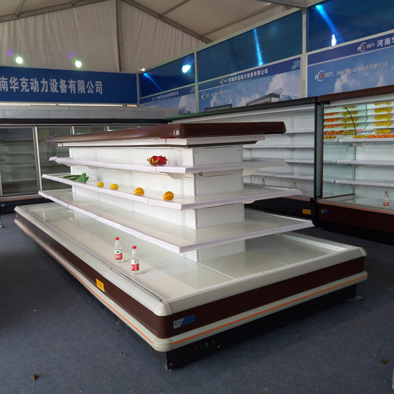 冰柜冷柜 超市大型商场低组合式环岛风幕展示柜 保鲜冷藏制冷设备