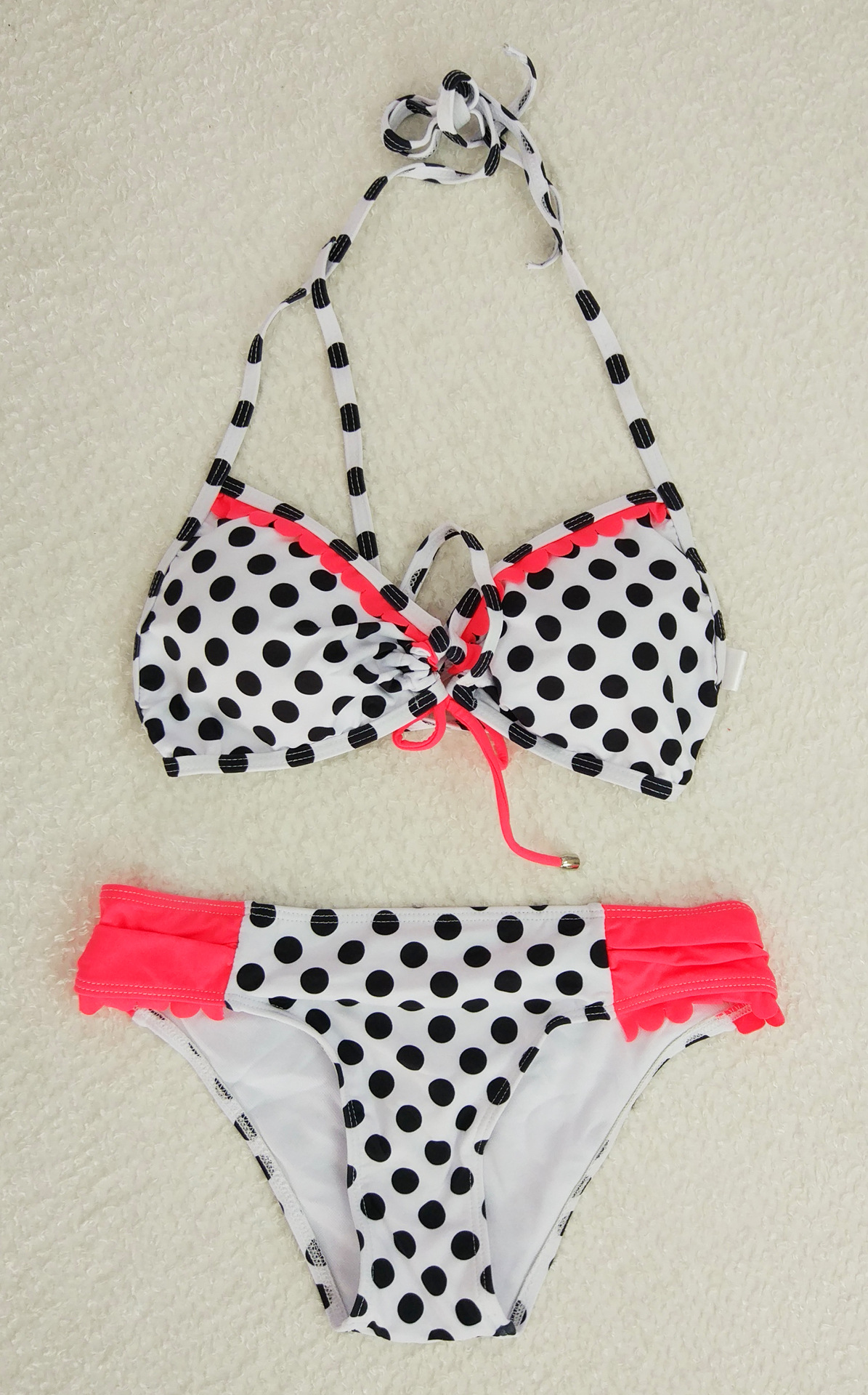 2017维多利亚的秘密女士波点分体速卖通-比基尼,分体泳衣